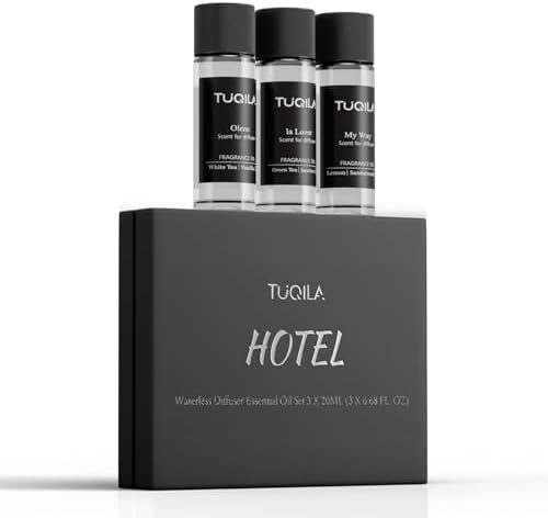 Hotel Luxury Waterless Essential Oil Set (3x20mL) by Tuqila