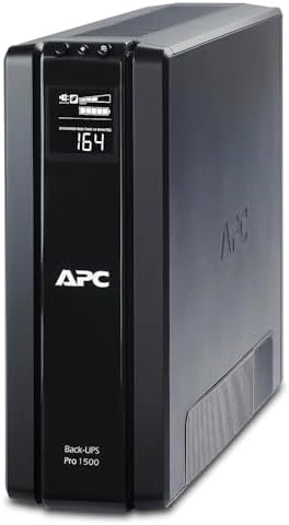 APC 1500VA/900W Back-UPS Pro UPS Battery Backup for Home Office Electronics by APCbySchneider-Electric