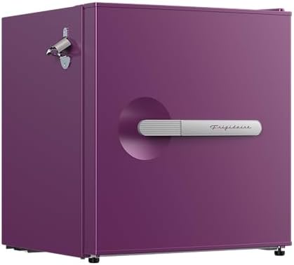 Frigidaire, 1.6 Cu. Ft. Retro Series Compact Refrigerator, Built-In Side Bottle Opener, Purple - Image 2