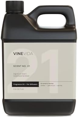 VINEVIDA [32 Fl Oz] Cedarwood & Amber Fragrance Oil for Cold Air Diffusers, Essential Oils for Diffuser Oil Refill & Air Freshener Room Spray by VINEVIDA