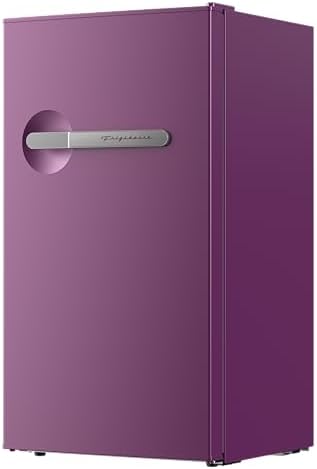Frigidaire Refrigerator-Retro Mini Fridge Energy Saving-Adjustable Thermostat Control- Ideal for Dorm, Office, RV, Garage, Apartment 3.1 Cu Ft, PLUM - Image 2