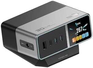 CUKTECH 30 Ultra Desktop Charging Station, 300W Max DC and 140W USB C Charger, 5-Port Fast GaN Charger, Compatible with iPhone, Galaxy, MacBook, Razer, Dell for Home Office, Gaming Desk Accessories by CUKTECH