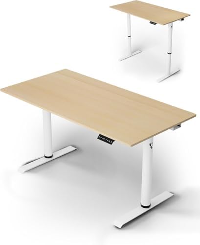 Arozzi Arena Nordico Electric Standing Desk Light Birch by Arozzi