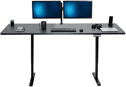 VIVO Black 83 x 30 in Standing Desk, DESK-KIT-E2B84-30B by VIVO