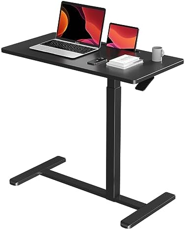 Gibbon Mounts 32” Rolling Mobile Standing Desk, Bedside Table with Wheels by GIBBONMOUNTS