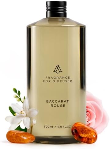AromaPlan Baccarat Rouge Hotel Diffuser Oil – 16.9 Fl Oz (500ml) by AromaPlan
