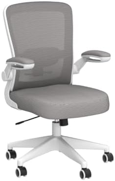 FelixKing Office Chair, Ergonomic Desk Chair Breathable Mesh Chairs Adjustable High Back Lumbar Support Flip-up Armrests, Executive Rolling Swivel Comfy Computer Chairs Home Office Gray - Image 5