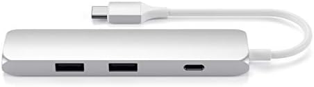Satechi USB C Hub Multiport Adapter, USB-C Docking Station with 4K HDMI, 60W USBC PD Charging, 2 USB-A, for MacBook Air/Pro M5/M4, Dell, HP, Surface, Lenovo - Silver, Slim Classic - Image 4