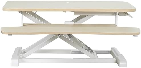 VIVO Light Wood 28 inch Standing Desk Converter, DESK-V028KF by VIVO