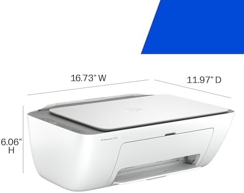 HP DeskJet 2923 Wireless All-in-One Color Inkjet Printer, Scanner, Copier, 6 Month Trial of Instant Ink Included, AI-Capable (B18JWA) - Image 6