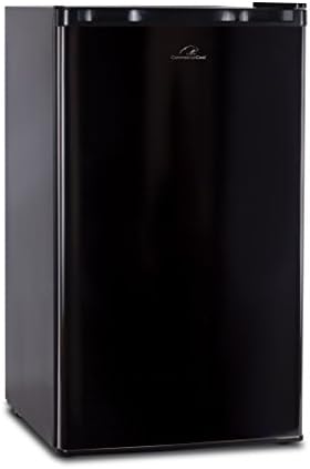 Commercial Cool CCR32B Compact Single Door Refrigerator and Freezer, 3.2 Cu. Ft. Mini Fridge, Black by CommercialCool