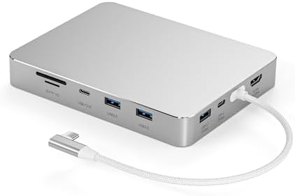 USB C Hub for iMac 24 inch,8-in-1 iMac M4/M3/M1 Dock with 10Gbps USB3.2-A/C, 4K HDMI, SD/TF Card Reader - Image 6