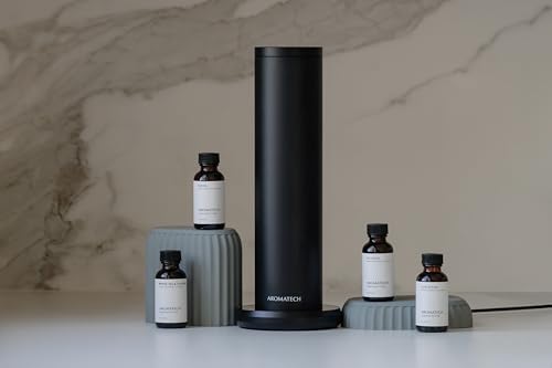 AromaTech New AroMini BT Plus Scent Diffuser w/Bluetooth – Cold-Air Diffusion Scent Machine for Home, Office, Hotel, Spa – Nebulizing Diffusion System for Essential Oil Blends (Black) - Image 6