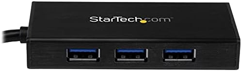 StarTech 3-Port USB 3.0 Hub 5Gbps with Gigabit Ethernet LAN Adapter, TAA - Image 2