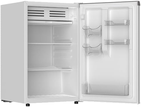 Frigidaire Mini Refrigerator, Compact Freezer Compartment, Adjustable Thermostat Control, Reversible Door, Contemporary Series, 4.5 cu ft, White - Image 4
