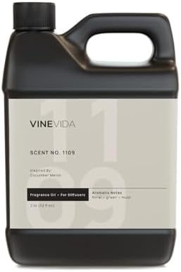 VINEVIDA [32 Fl Oz] Scent NO. 1109 Fragrance Oil for Cold Air Diffusers, Aromatic Notes of Floral Green Musk, Essential Oils for Diffuser Oil Refill & Air Freshener Room Spray by VINEVIDA