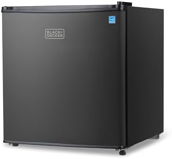 BLACK+DECKER 1.7 Cu. Ft. Compact Refrigerator, Energy Star, BCRK17B, Black by Unknown
