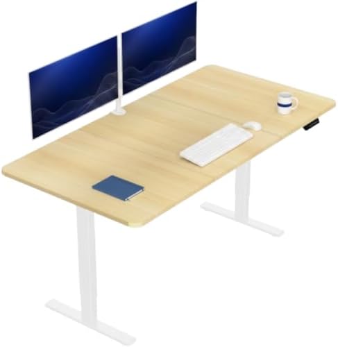 VIVO Light Wood 71 x 36 in Standing Desk, DESK-KIT-1W7C-36 by VIVO