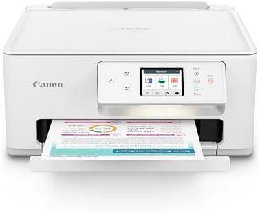 Canon PIXMA TS7720 Wireless All-in-One Color Inkjet Printer – Print, Copy, Scan – Auto Duplex, 15/10 PPM, 2.7” Touchscreen, Compact Home Photo Printer with Easy Setup by Unknown