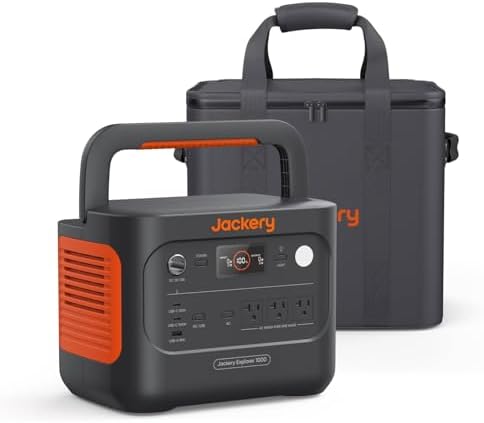 Jackery Explorer 1000 v2 and Carrying Bag,1070Wh,1500W AC by Unknown