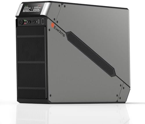 1500VA/1000W LiFePO4 UPS Battery Backup & Surge Protector, Dual Metal Case by EverAmpYourLiFePO4Expert