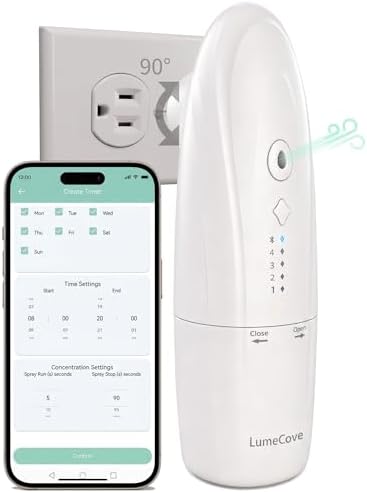 Smart Plug in Waterless Diffuser Cold Air Scent Machine for Essential Oil by LumeCove