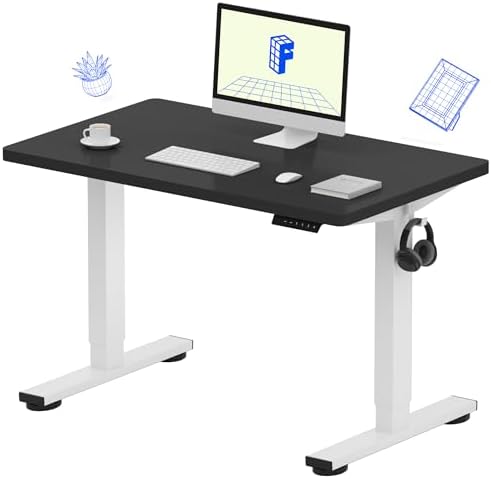 FLEXISPOT EN1 40"x24" One-Piece Standing Desk, Black by Unknown