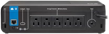 Eaton Tripp Lite BC850RNC 850VA Small UPS 450W 5 Outlets 5ft Extension Cord - Image 3