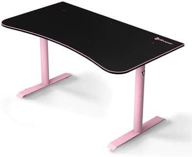 Arozzi Arena Medium Gaming Desk Pink by Arozzi