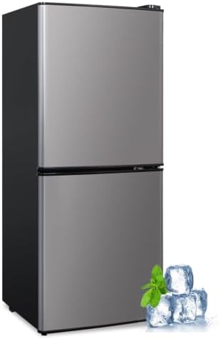 4.2 Cu Ft Mini Fridge with Freezer for Bedroom Small Fridge Refrigerator by CucinaMagica