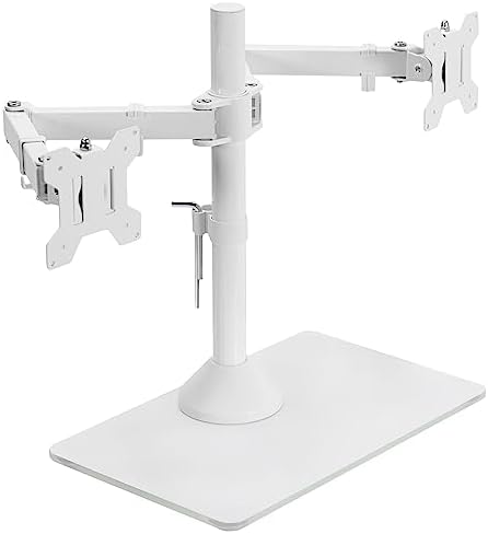 VIVO Dual Monitor Desk Stand for 13 to 32 inch Screens, STAND-V002FGW by VIVO