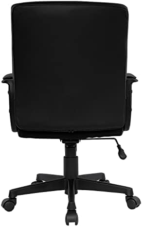 Staples Tervina Luxura Mid-Back Manager Chair, Black, 2-Pack - Image 4