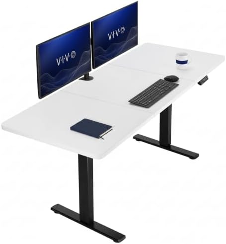 VIVO White 71 x 30 in Standing Desk, DESK-KIT-1B7W by VIVO