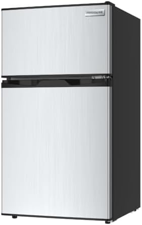Frigidaire 3.2 Cu Ft Double Door Top Freezer Refrigerator, Stainless - Image 5