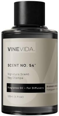 VINEVIDA [4 Fl Oz] Nag Champa Fragrance Oil for Cold Air Diffusers, Essential Oils for Diffuser Oil Refill & Air Freshener Room Spray by VINEVIDA