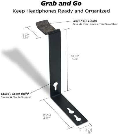 ULTRARM Moodular Headphone Stand Add-On for Slide Rails, Do Not Use Alone - Image 4