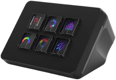 Jiawu Stream Controller Deck, 6 Customizable Keys (Black) - Image 6