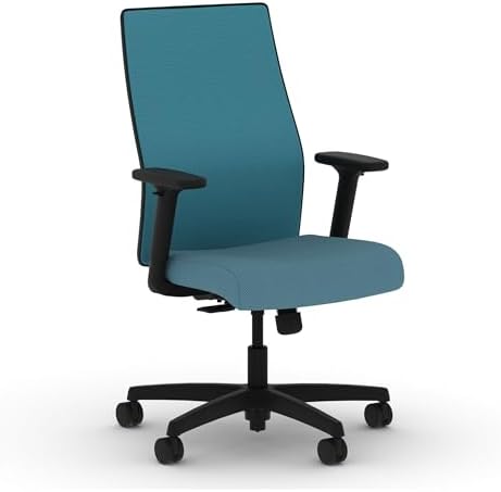 HON Ignition 2.0 Ergonomic Office Chair, Lumbar Support, Desk Chair, Sky by HON