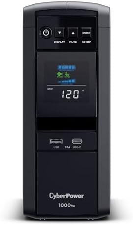 CyberPower CP1000PFCLCD PFC Sinewave UPS Battery Backup and Surge Protector by Unknown