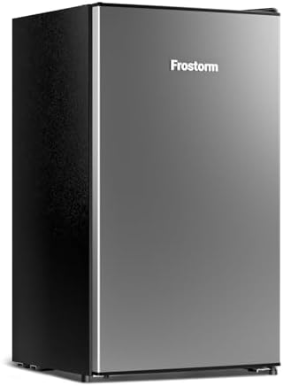 3.2 Cu Ft Mini Fridge with Freezer, Single Door Upright Freezer - Image 2