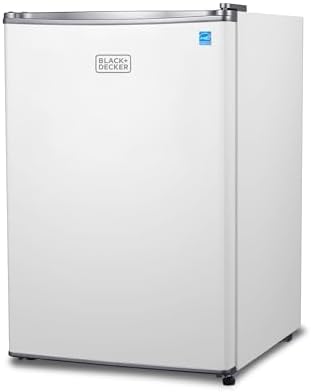 BLACK+DECKER 2.5 Cu. Ft. Compact Refrigerator, Energy Star, BCRK25W, White by Unknown