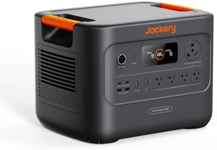 Jackery HomePower 3000 Portable Power Station, 3072Wh, 3600W AC Output by Unknown