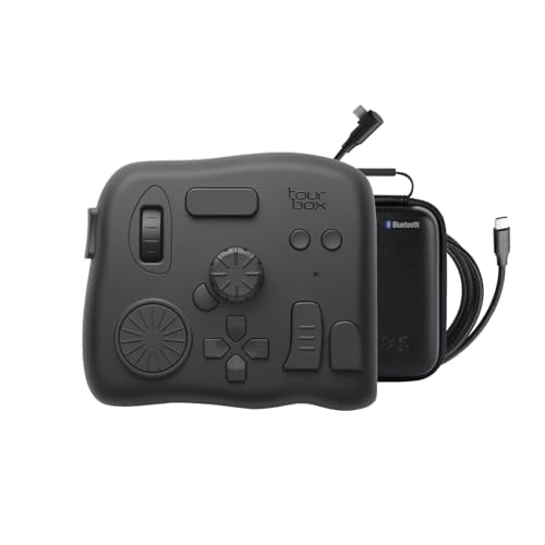 TOUR BOX Elite Editing Controller, Wireless Professional Console Kit, Black by TourBox