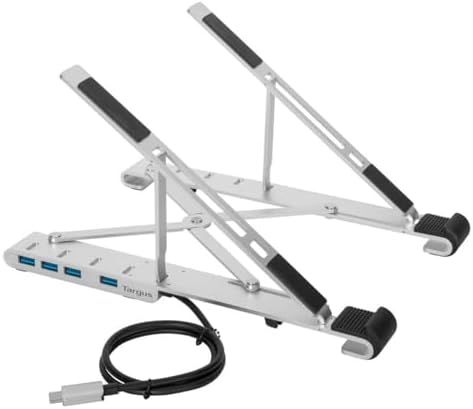 Targus Portable Laptop Stand + Integrated USB-A Hub (AWU100205GL) by Targus