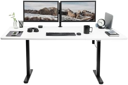 VIVO White 71 x 30 in Standing Desk, DESK-KIT-0B7W by VIVO