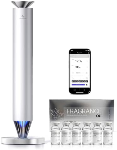 AROMASOUL Alloy Edition Scent Machine, Hotel‑Grade Waterless Diffuser by AROMASOUL