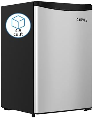 4.5 Cu.Ft Mini Fridge with Freezer, Large Cpacity & Energy-efficient System by Unknown