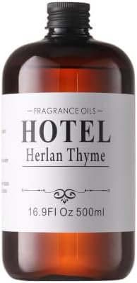 Hotel Collection Herlan Thyme Essential Oil – Herbal Scent, 16.9oz by Unknown