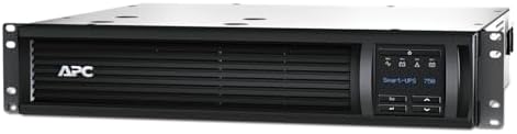 APC 750VA Smart UPS with SmartConnect, SMT750RM2UC Rack Mount UPS Battery Backup, Sinewave, AVR, 120V, Line Interactive Uninterruptible Power Supply by APCbySchneider-Electric