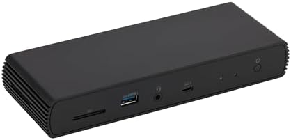 Amazon Basics Thunderbolt 4 Pro Docking Station, Dual 4K Monitor Support, 8K Display, 2xTBT4, 1xHDMI2.1, 3xUSB A 3.1, RJ45 Ethernet, Black, 7.86 x 2.95 x 1.23 inches (Pack of 10) by AmazonBasics